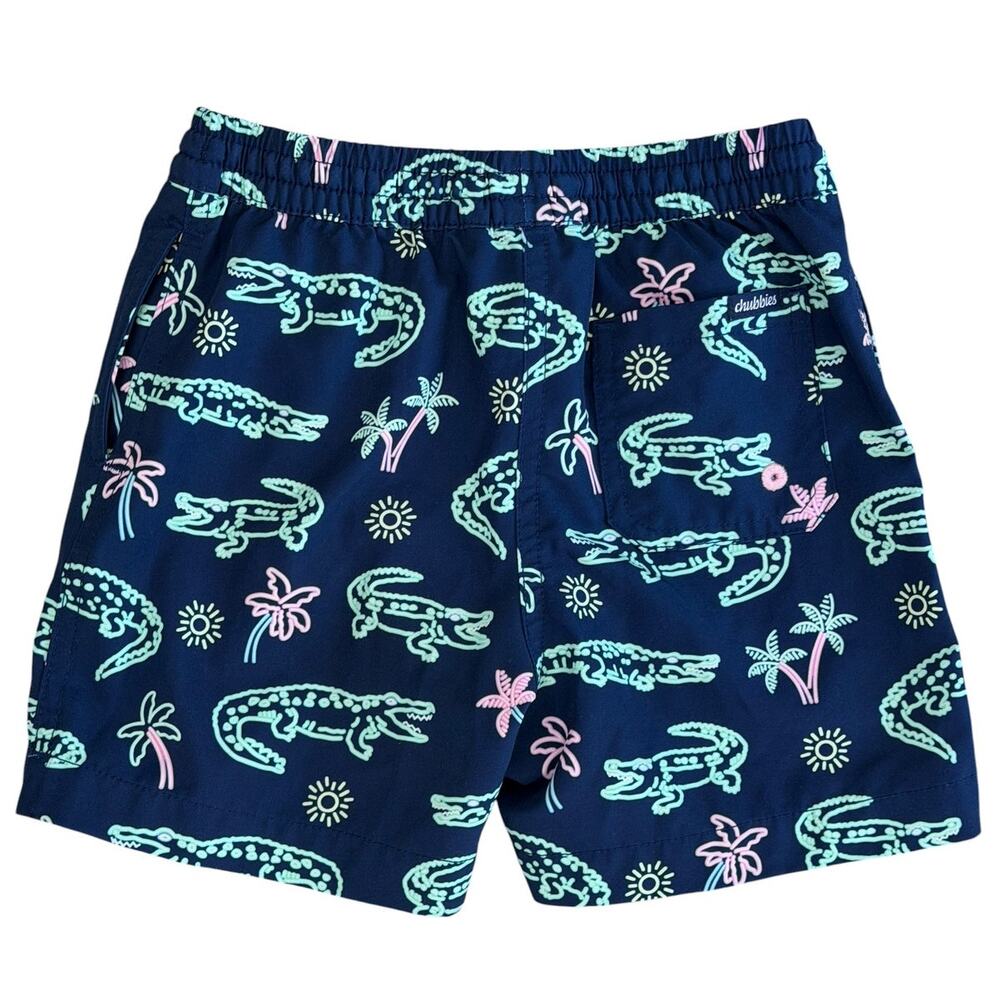 Chubbies Kids Alligator Swim Trunks 4T - Picture 4 of 5